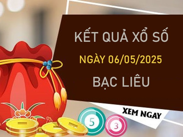 Thống kê kết quả XSBL 6/5/2025 bạch thủ lô VIP