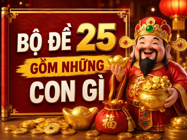 Tra cứu nhanh bộ đề 25 gồm những con gì cực chuẩn hôm nay